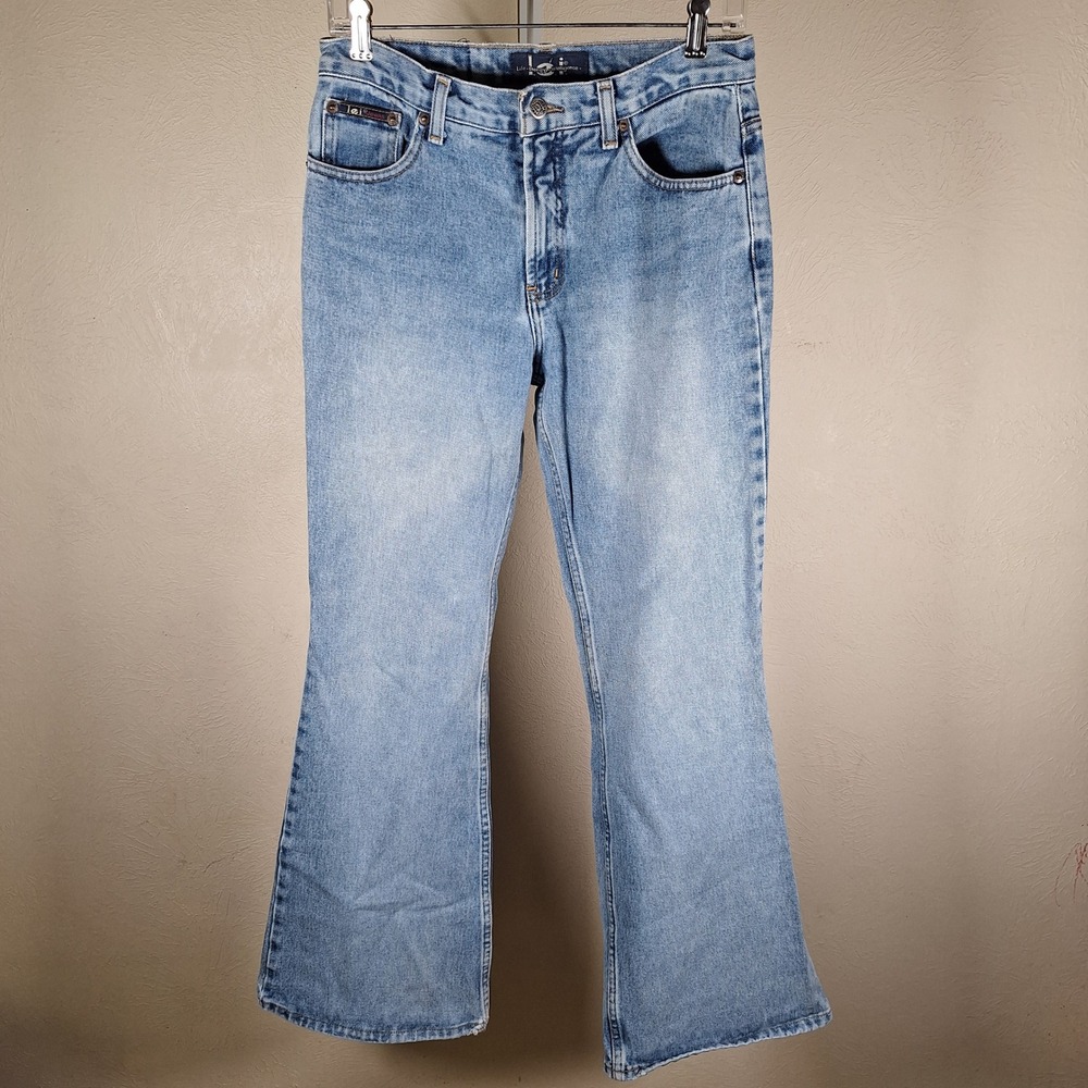 l.e.i. Vintage 90s Y2K Low Rise Flare Bell Bottom Cotton Jeans Juniors 9